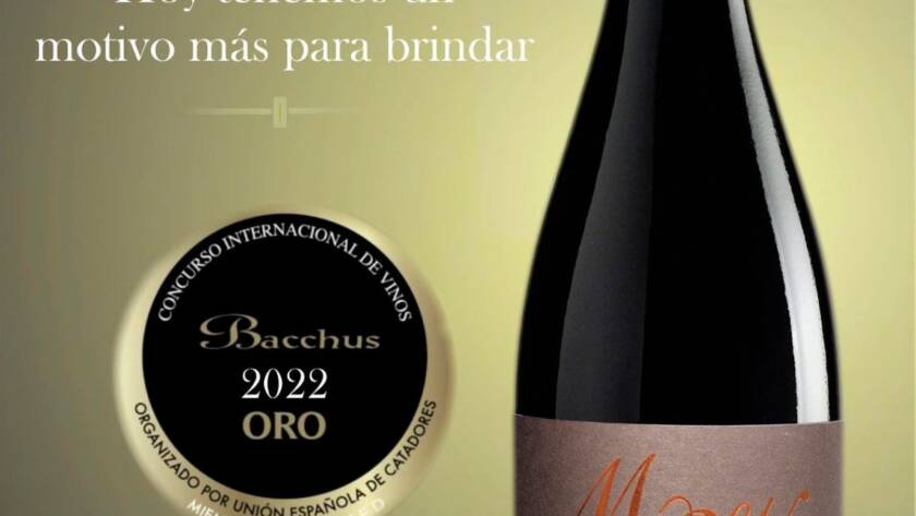 medalla de Oro en esta edicción de los «Bacchus»