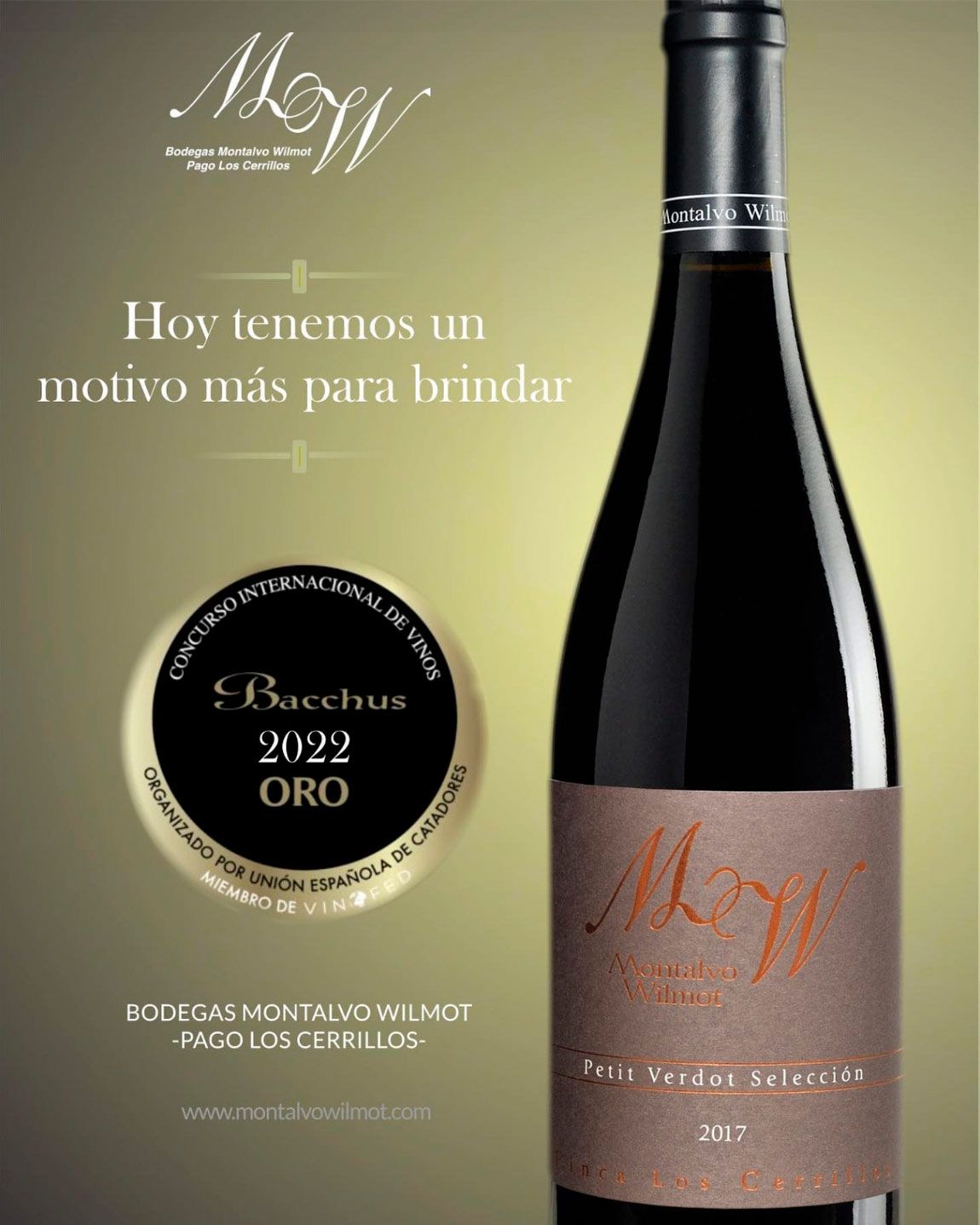 medalla de Oro en esta edicción de los «Bacchus»